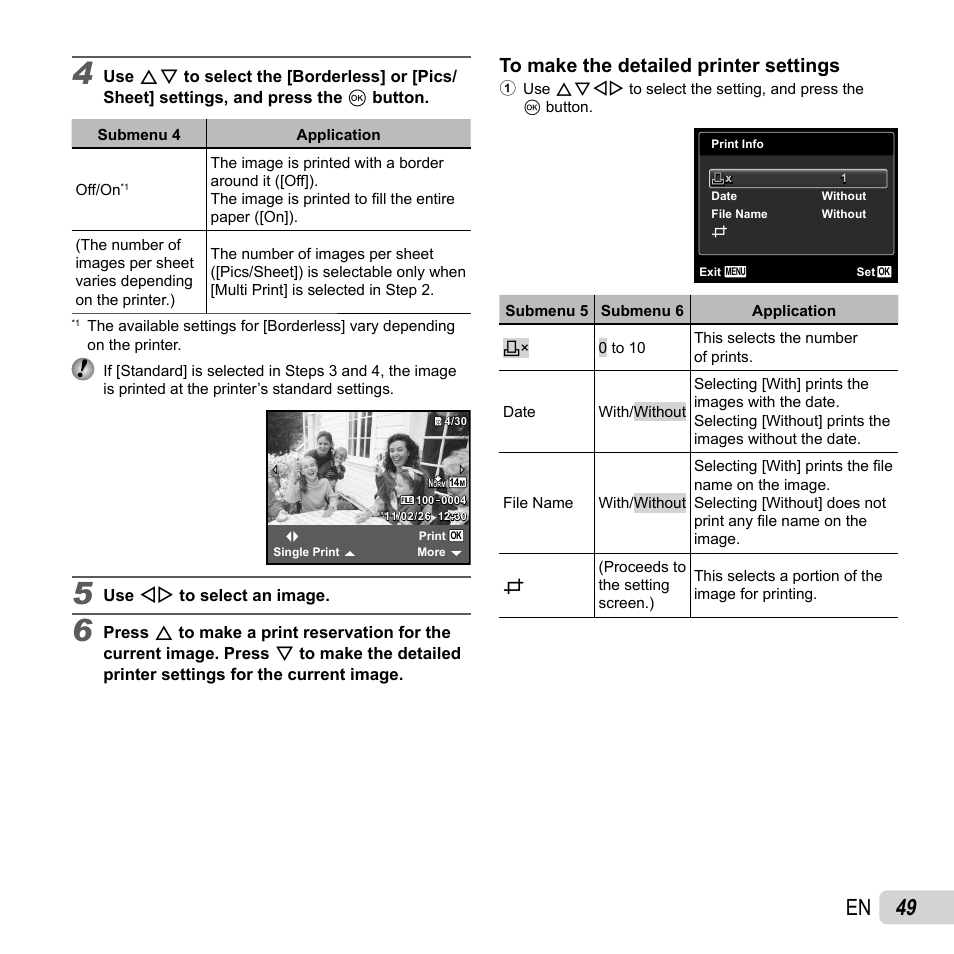 49 en | Olympus VG-120 User Manual | Page 49 / 76