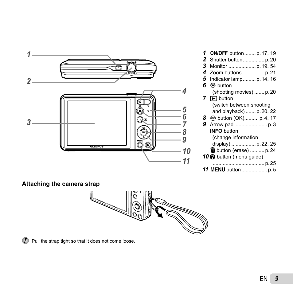 Olympus VG-120 User Manual | Page 9 / 76