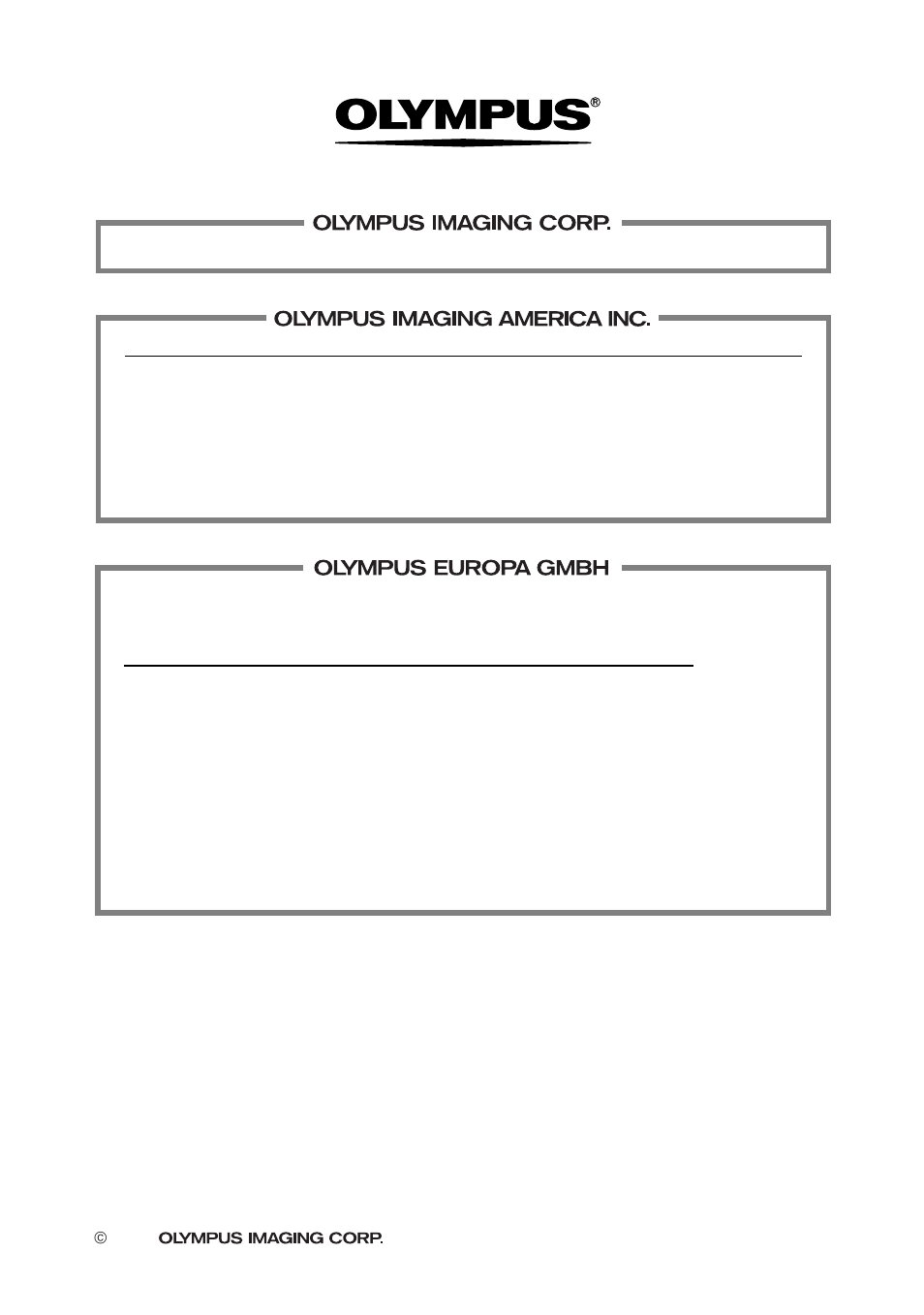 Olympus µ-mini DIGITAL S User Manual | Page 158 / 158