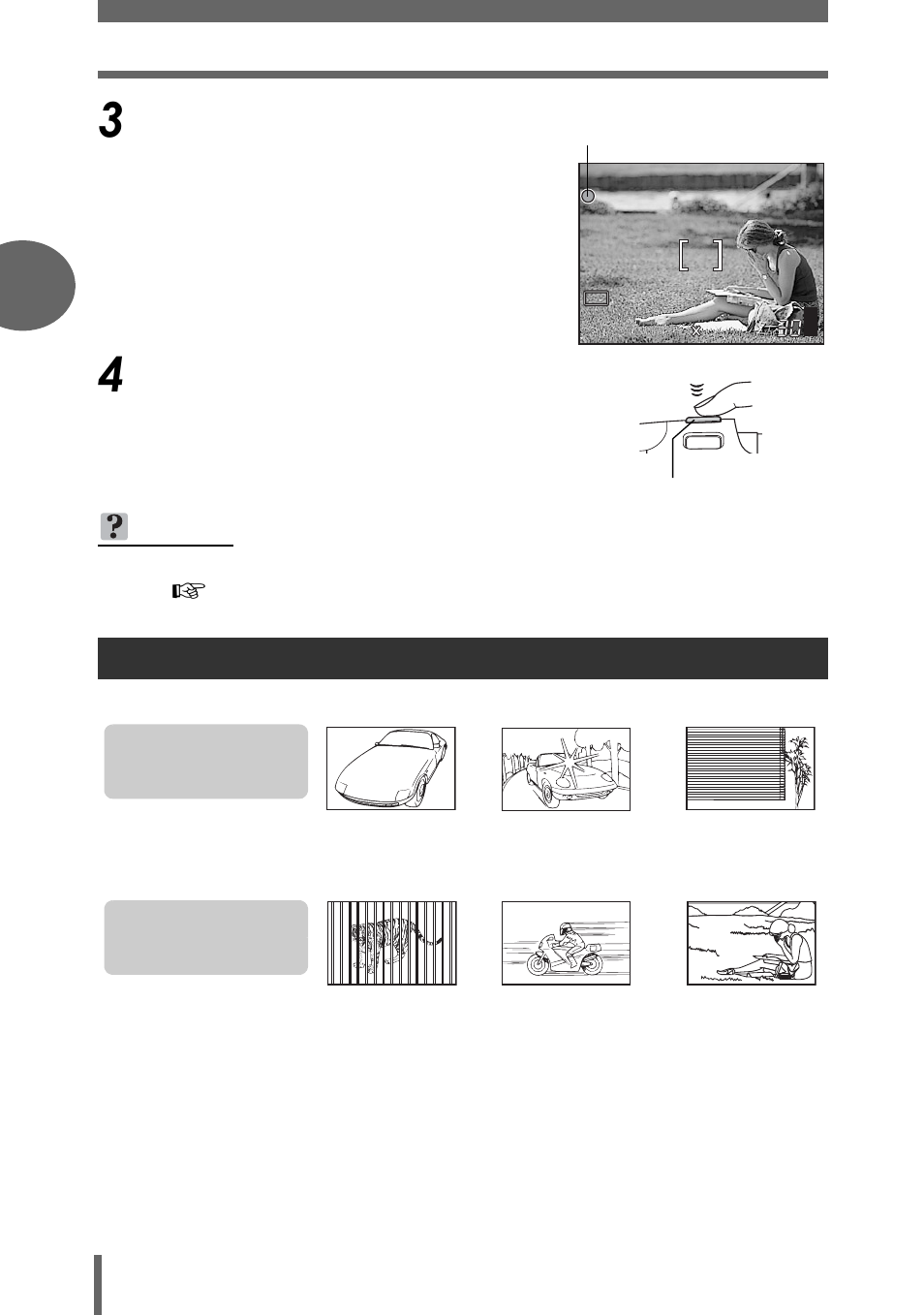 Subjects that are difficult to focus on | Olympus µ-mini DIGITAL S User Manual | Page 20 / 158