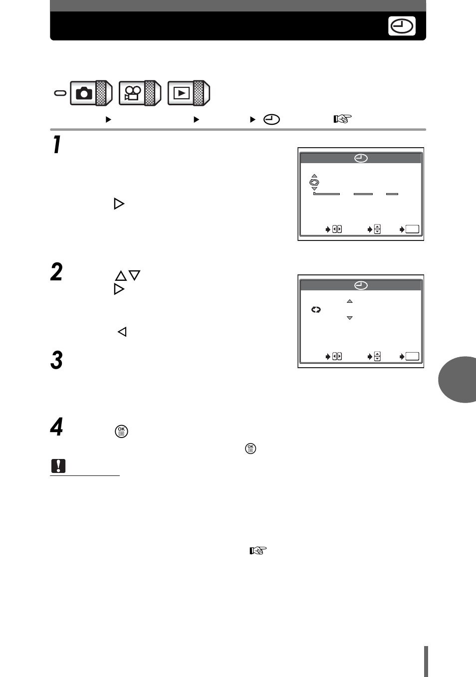 Setting the date and time | Olympus µ-mini DIGITAL S User Manual | Page 91 / 158