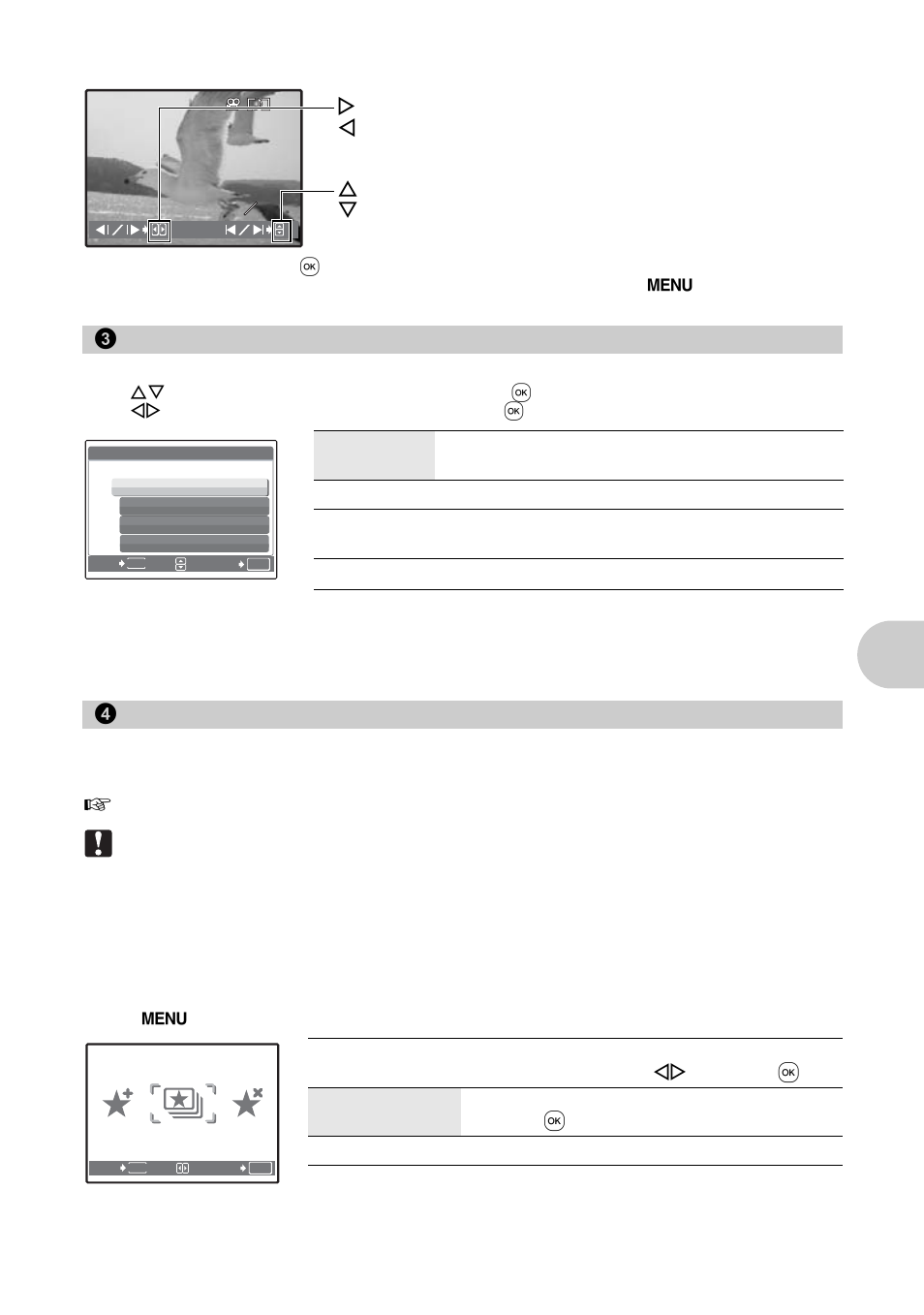 Editing pictures, Viewing and registering pictures in my favorite, Viewing registered pictures | Me nu opera tions, Perfect fix, My favorite, View favorite, Operations during pause | Olympus FE-300 User Manual | Page 23 / 64