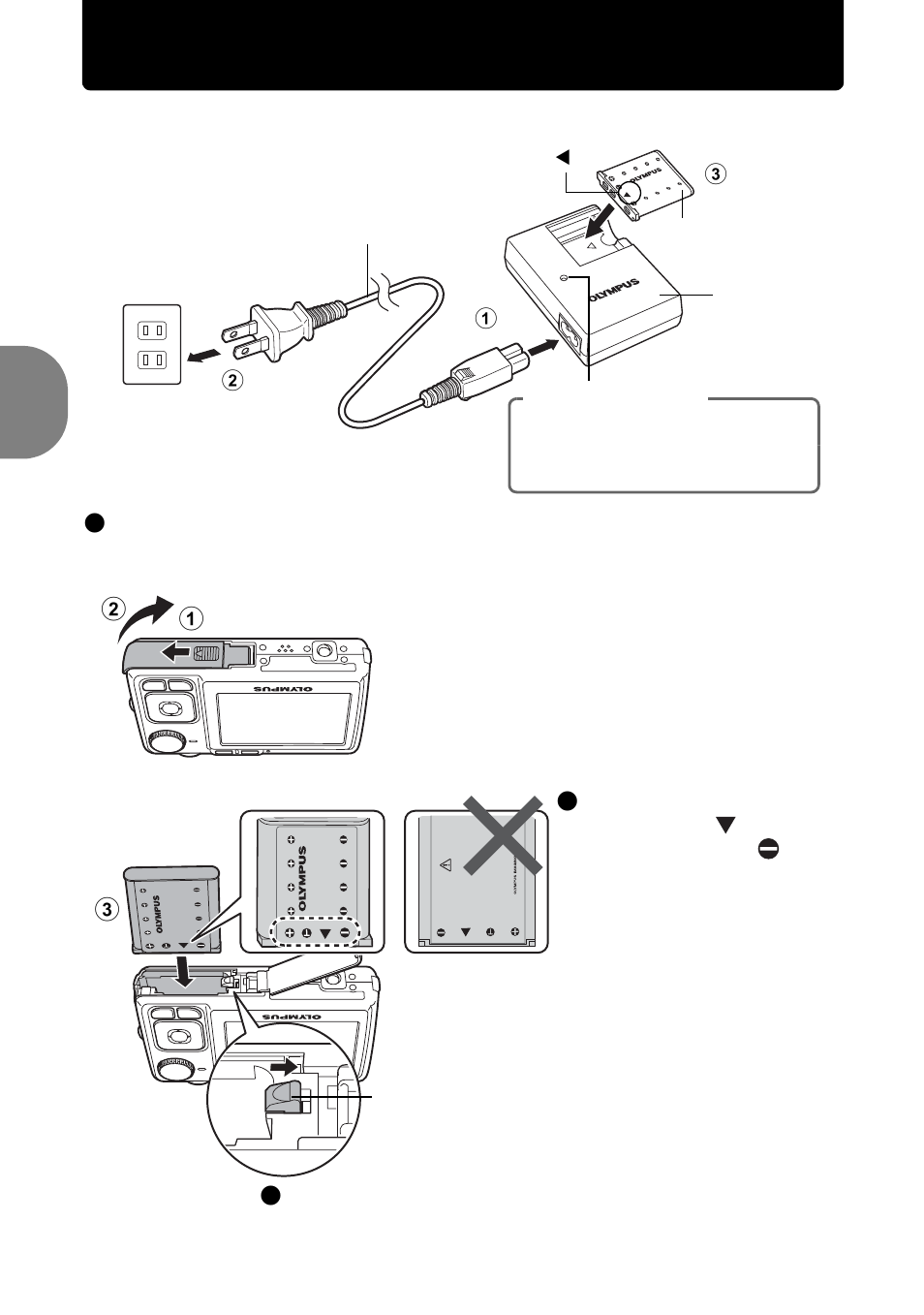 Prepare the camera | Olympus FE-300 User Manual | Page 4 / 64