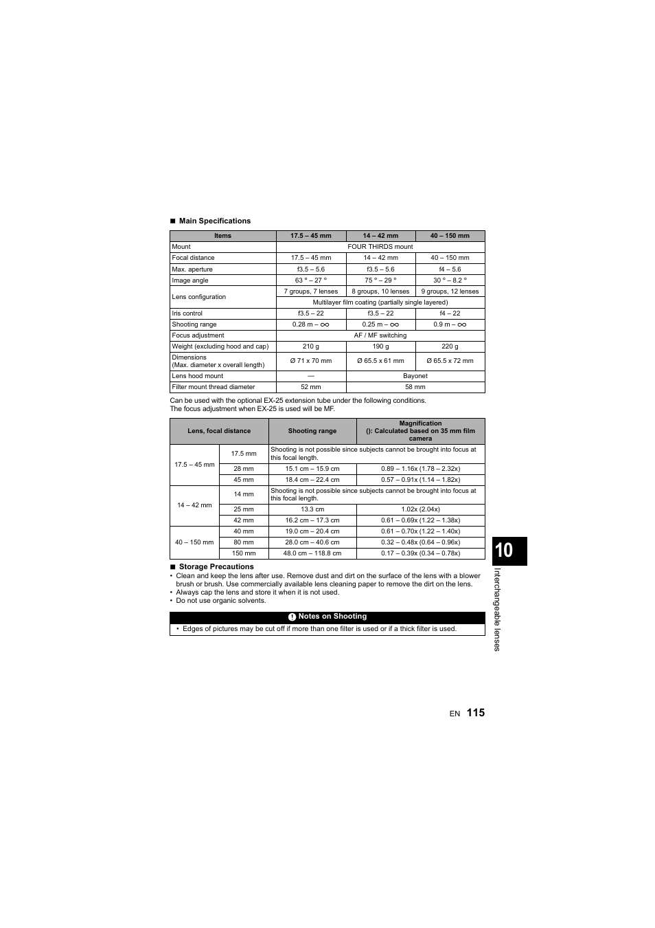 Olympus E-410 User Manual | Page 115 / 128