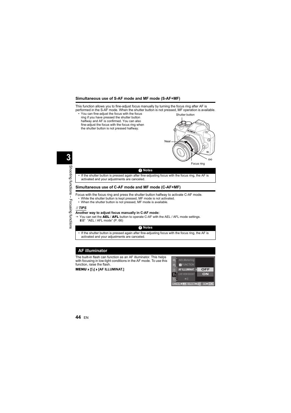 Olympus E-410 User Manual | Page 44 / 128