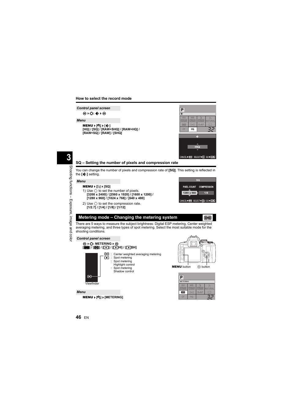 Olympus E-410 User Manual | Page 46 / 128