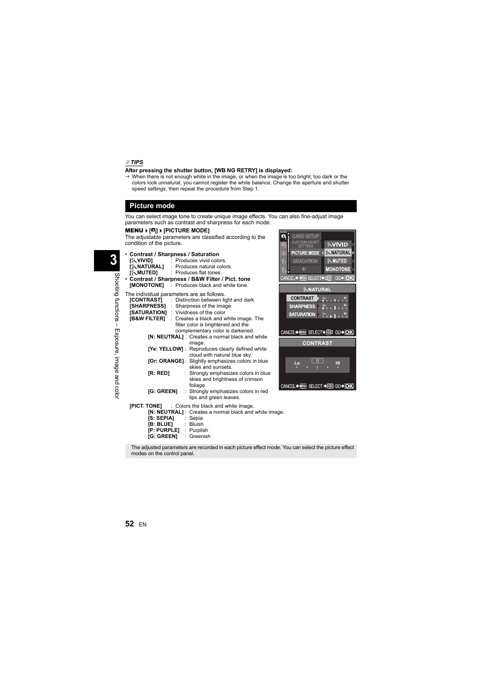 Olympus E-410 User Manual | Page 52 / 128