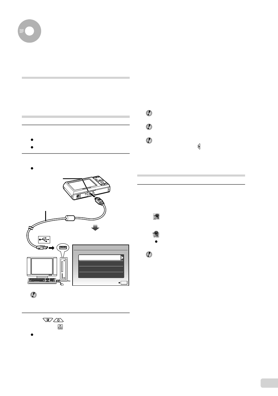 Using olympus master 2, Connecting the camera to a computer, Starting olympus master 2 | 39 en | Olympus FE-3000 User Manual | Page 39 / 58