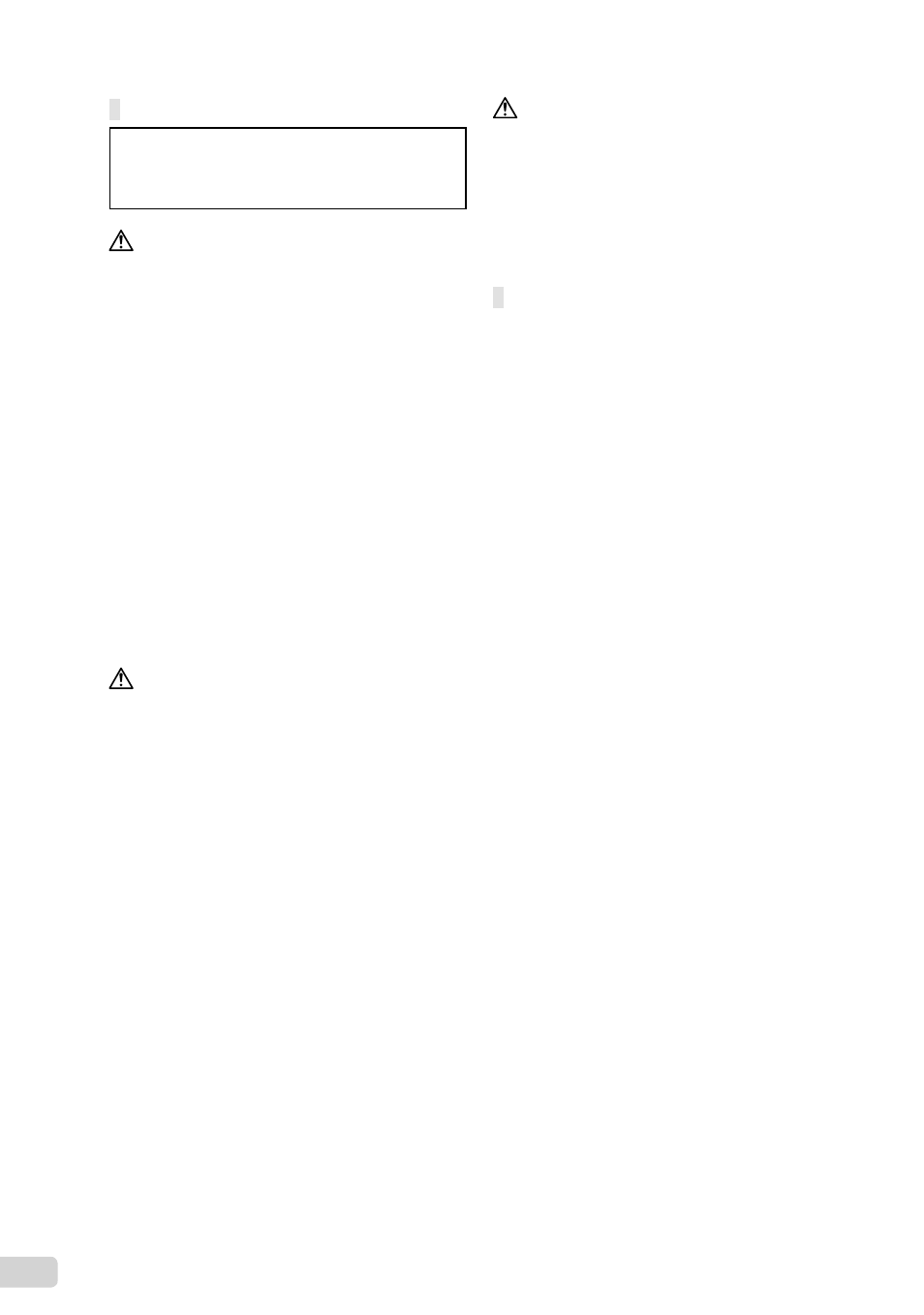 Battery handling precautions, Caution for usage environment, 50 en | Olympus FE-3000 User Manual | Page 50 / 58