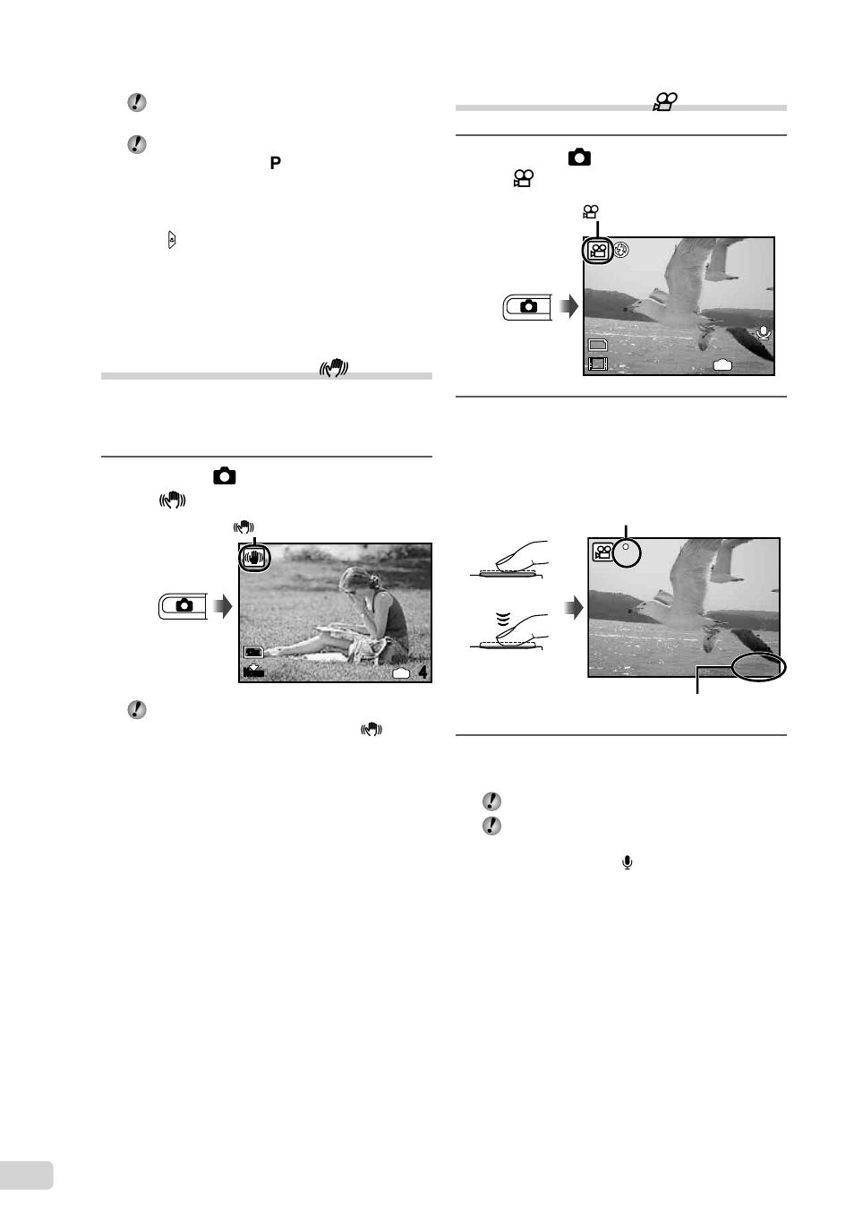 18 en, Shooting movies (n mode) | Olympus FE-5020 User Manual | Page 18 / 63