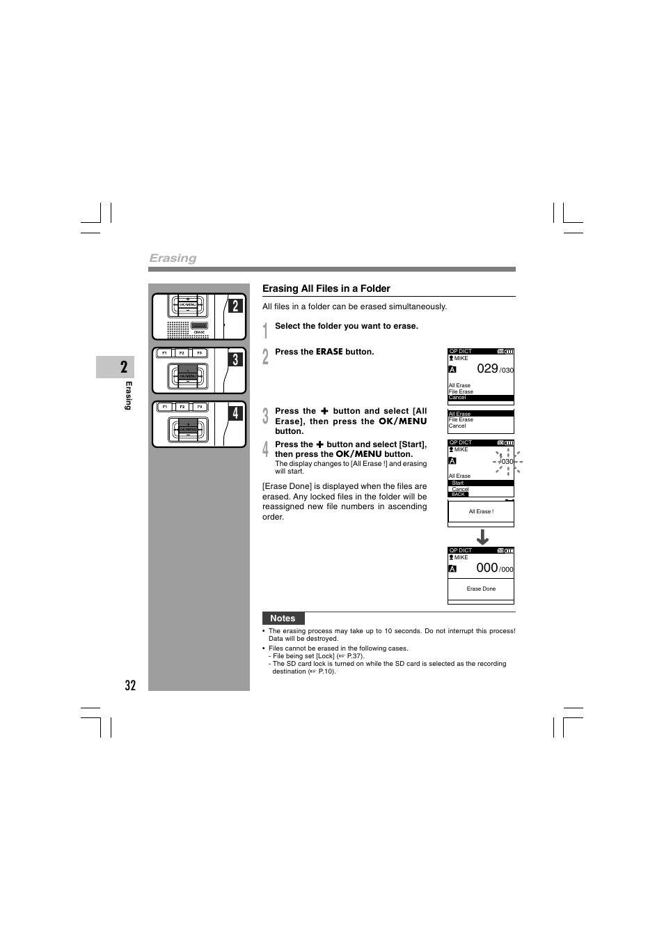 Olympus DS-5000 User Manual | Page 32 / 69