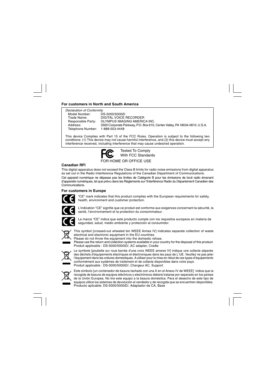 Olympus DS-5000 User Manual | Page 68 / 69