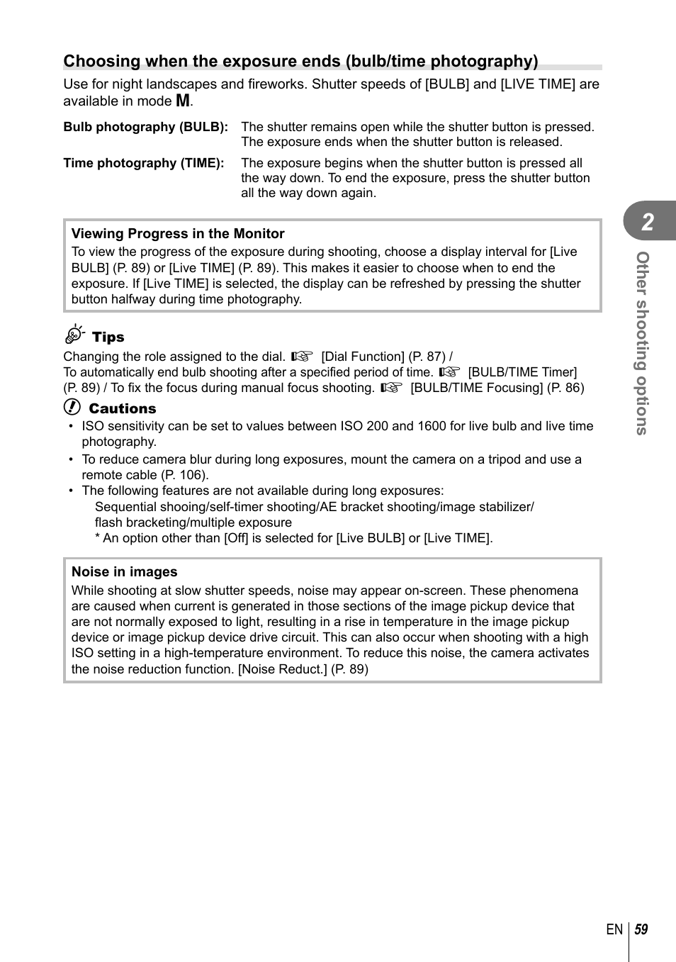 Olympus EM5 User Manual | Page 59 / 133