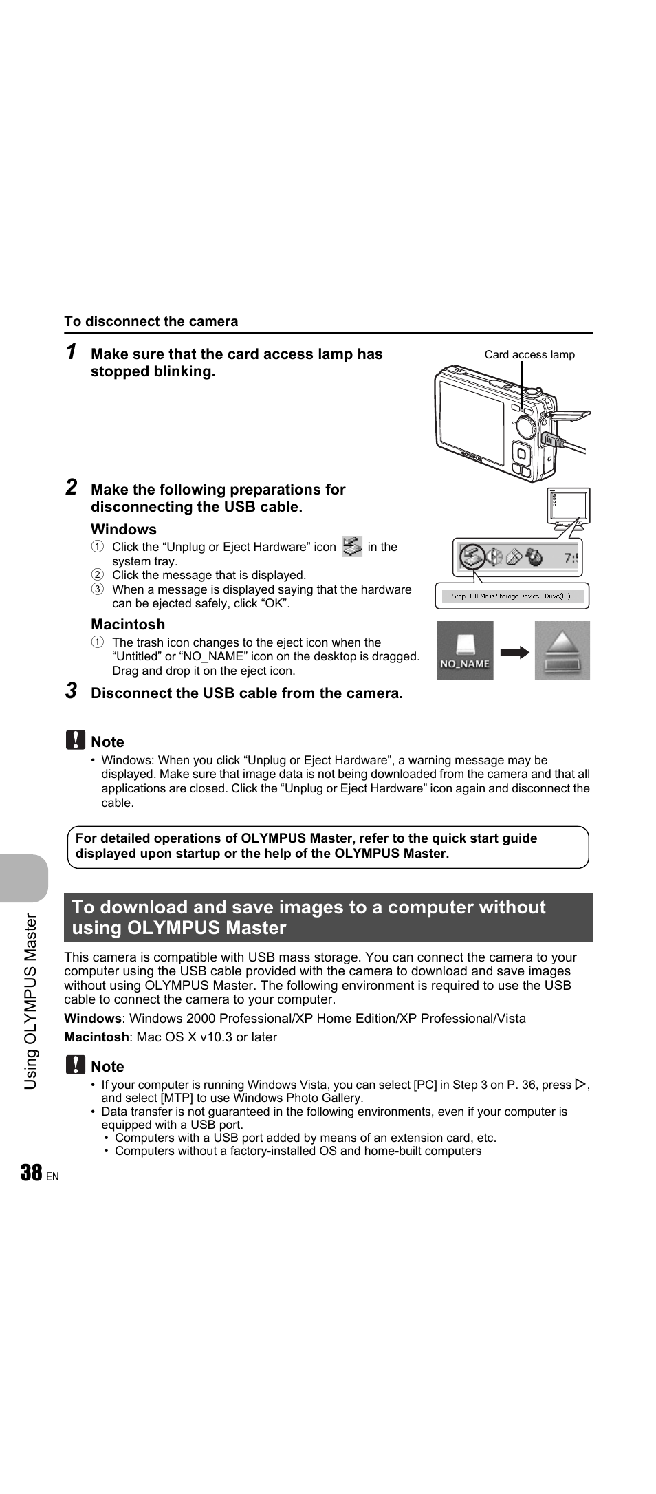 Olympus FE-350 Wide User Manual | Page 38 / 63