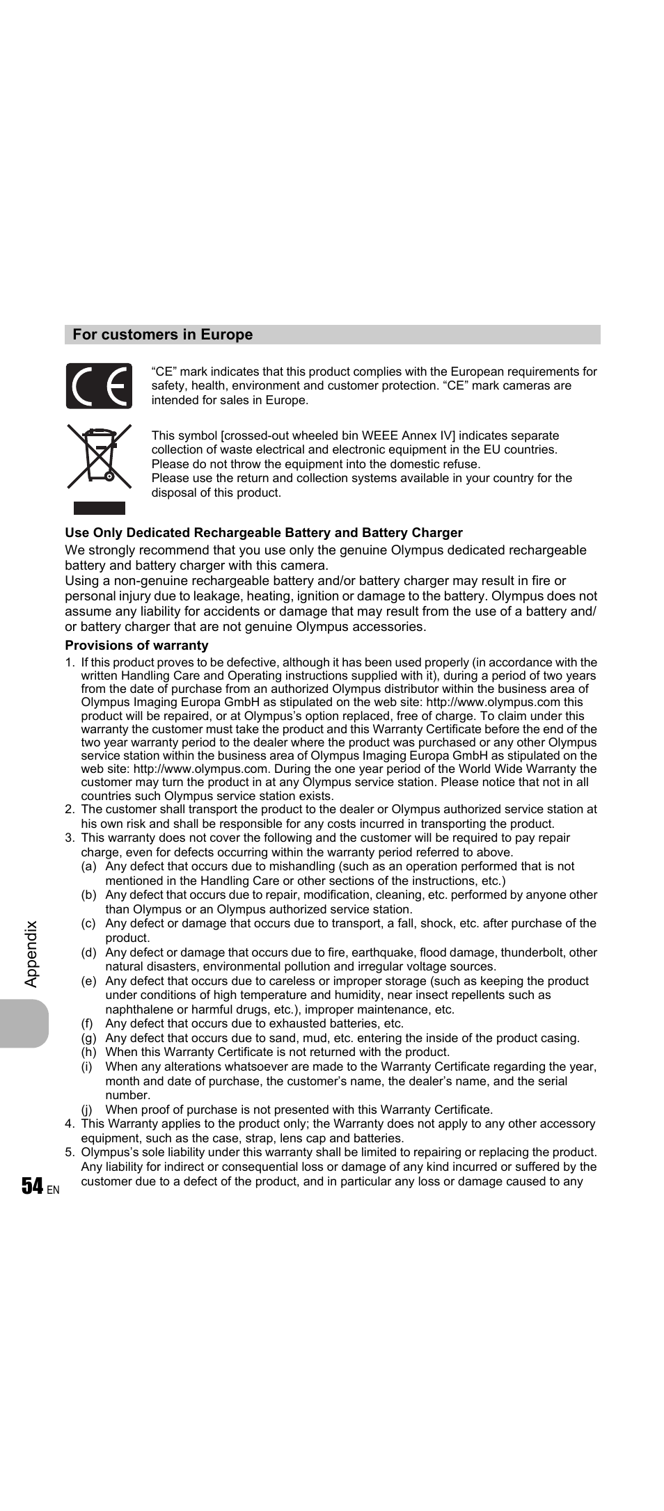 App endi x | Olympus FE-350 Wide User Manual | Page 54 / 63