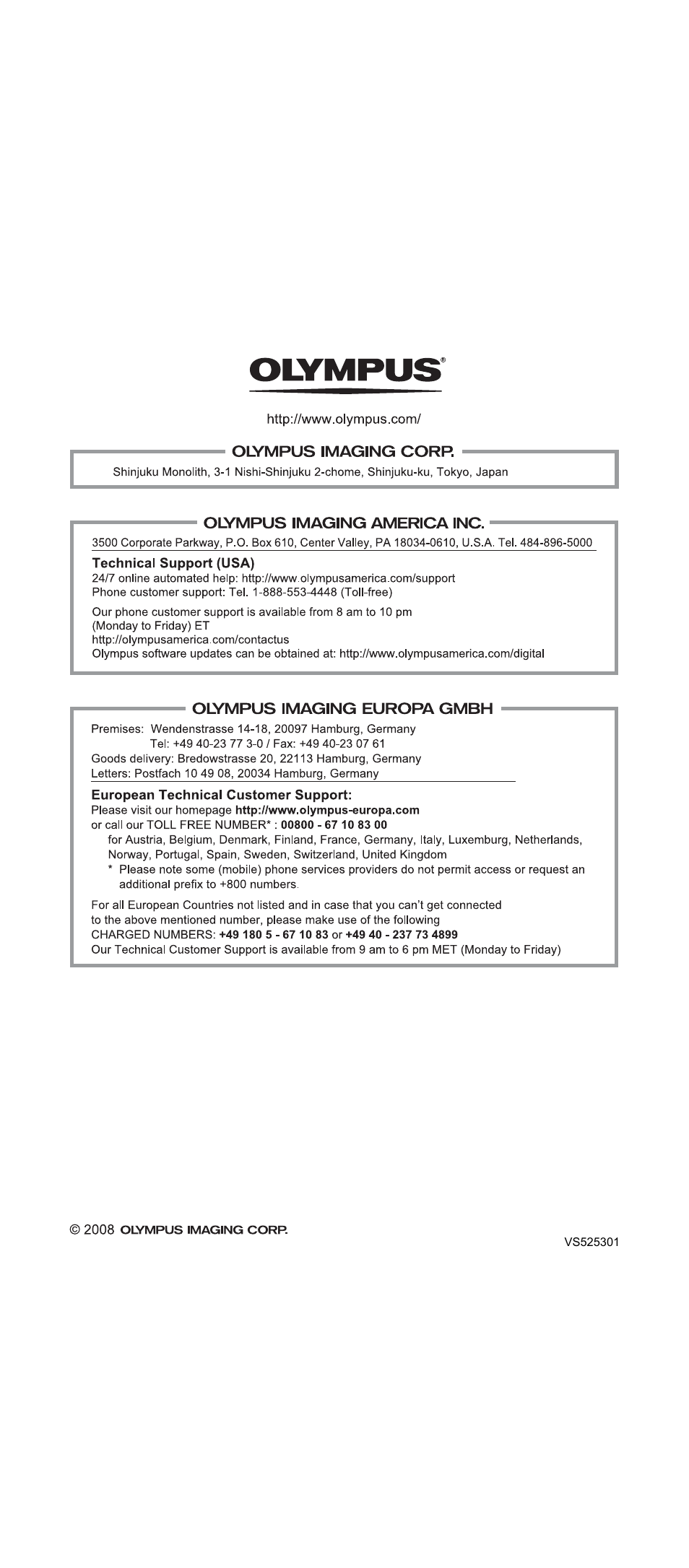 Olympus FE-350 Wide User Manual | Page 63 / 63