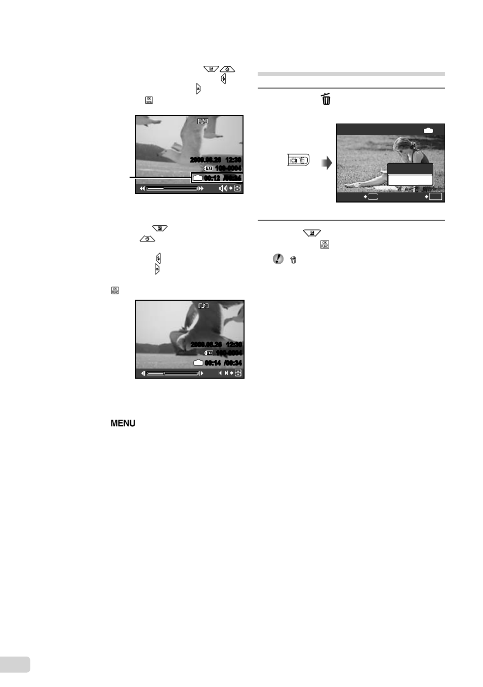 Erasing images during playback, 16 en | Olympus FE-5010 User Manual | Page 16 / 59