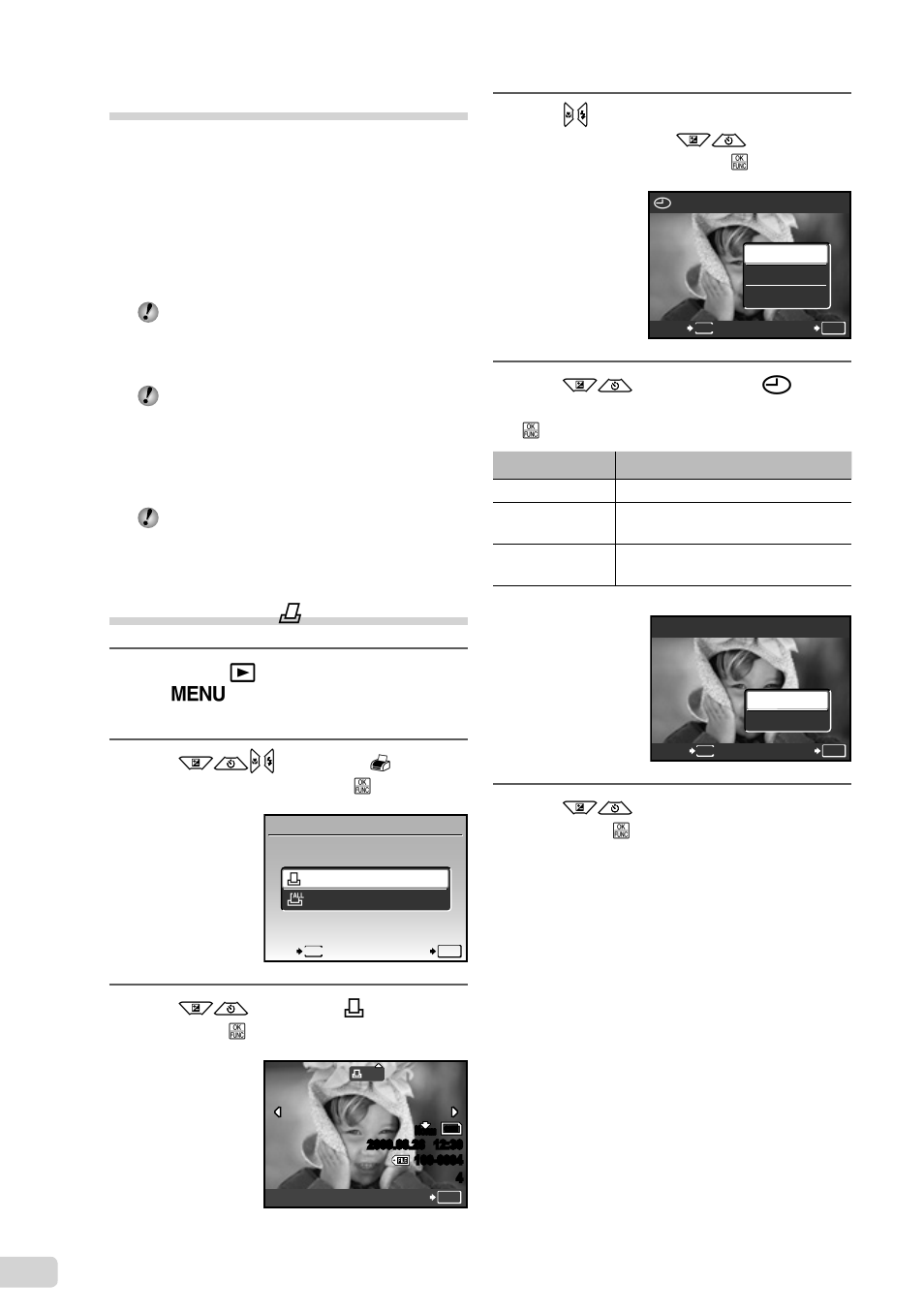 Print reservations (dpof), Single-frame print reservations, 38 en print reservations (dpof | Olympus FE-5010 User Manual | Page 38 / 59