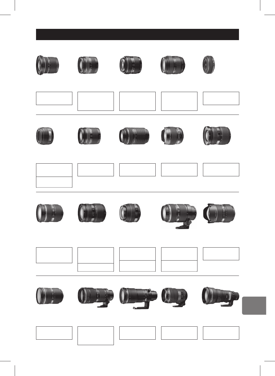 E-system chart, Information, Standard lenses pro lenses | Pro lenses, Top pro lenses, Standard lenses | Olympus E-620 User Manual | Page 129 / 163