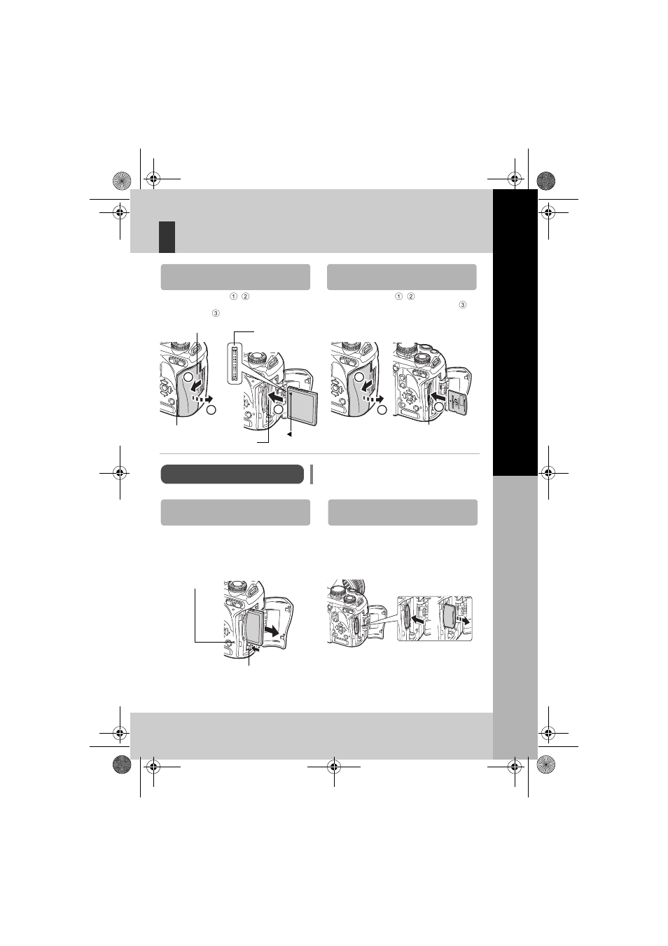 Loading the card | Olympus E-620 User Manual | Page 13 / 163