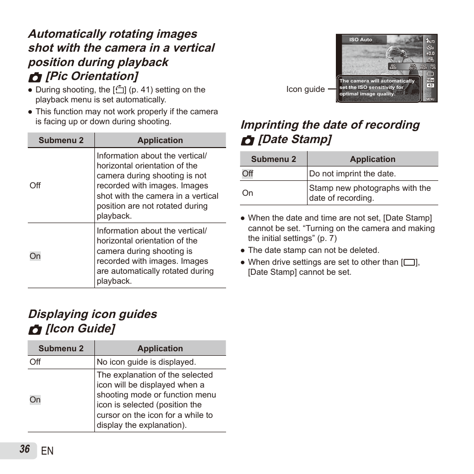 36 en | Olympus SH60 User Manual | Page 36 / 88