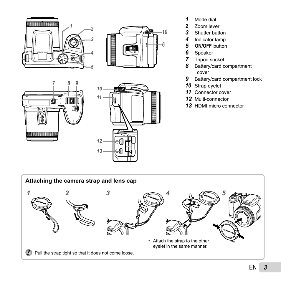 Olympus SP-820UZ User Manual | Page 3 / 76