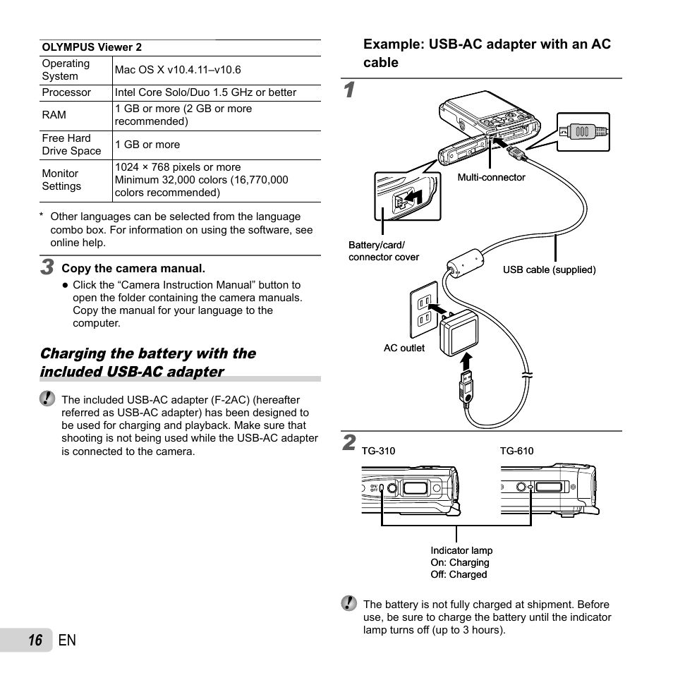 16 en | Olympus TG-310 User Manual | Page 16 / 83