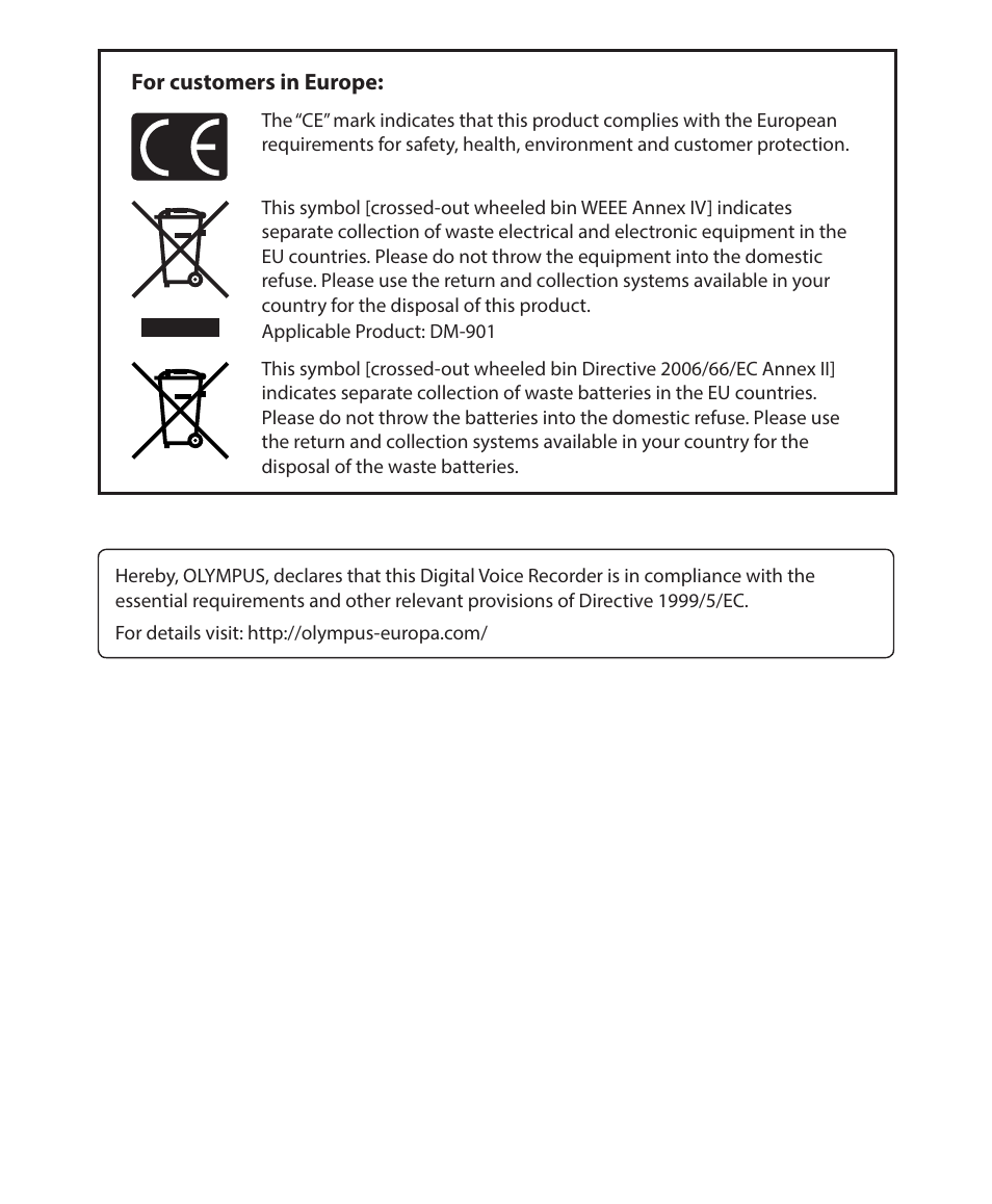 Olympus DM901 User Manual | Page 131 / 132