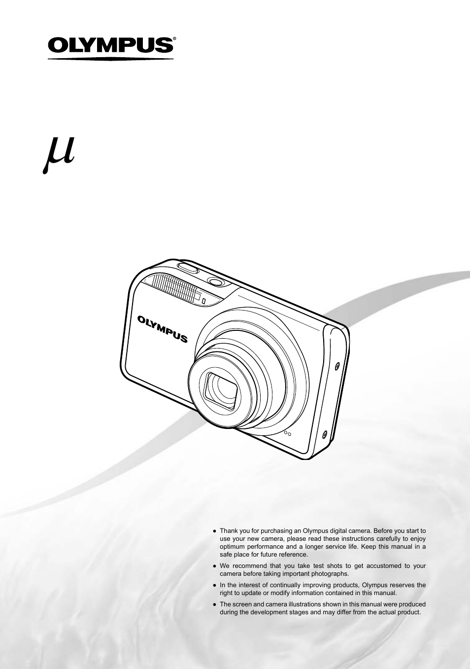 Olympus µ-5000 User Manual | 67 pages