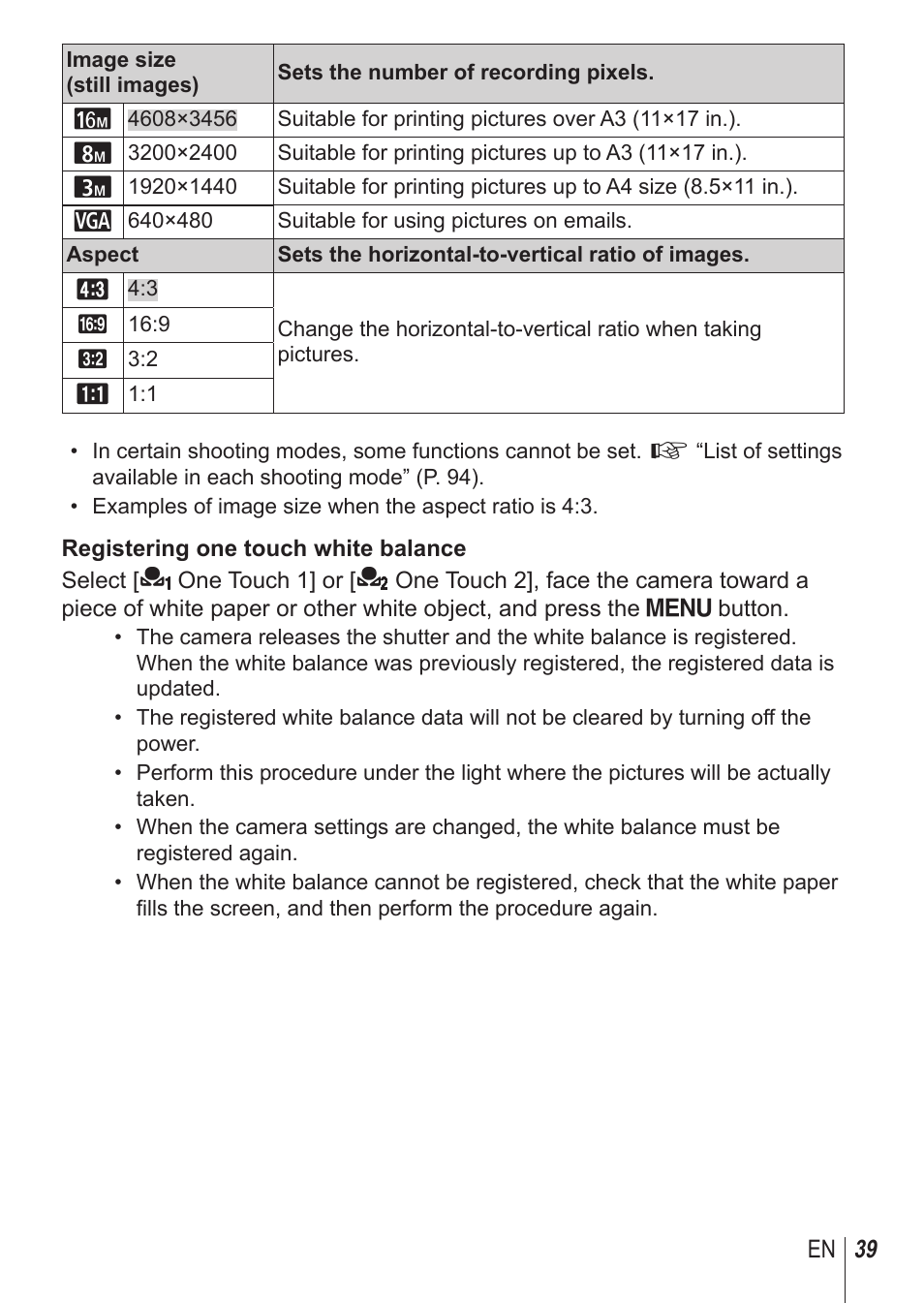 Olympus TG850 User Manual | Page 39 / 111