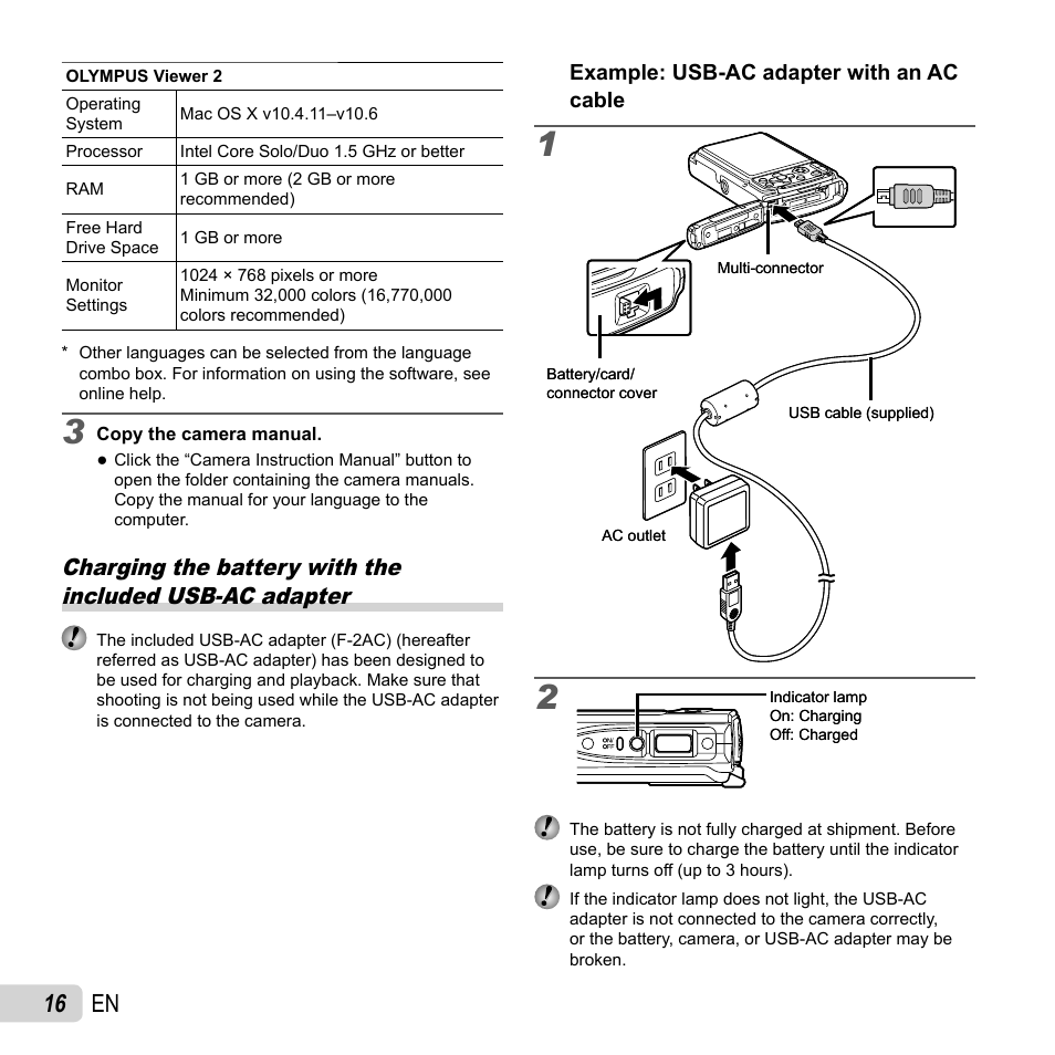 16 en | Olympus TG-320 User Manual | Page 16 / 82