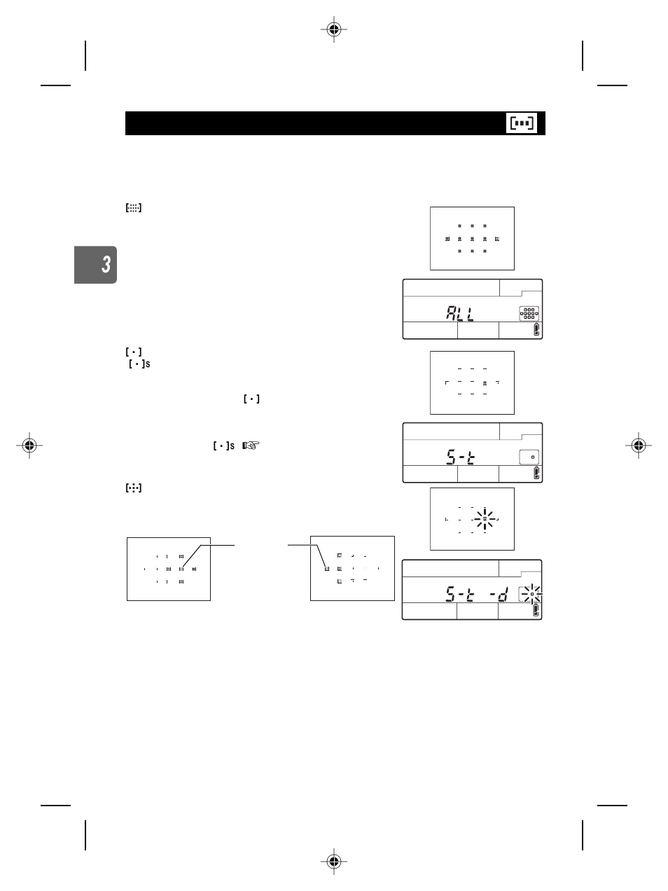 Af target selection, P (af targ, Gp. 56 | Olympus E-5 User Manual | Page 56 / 171