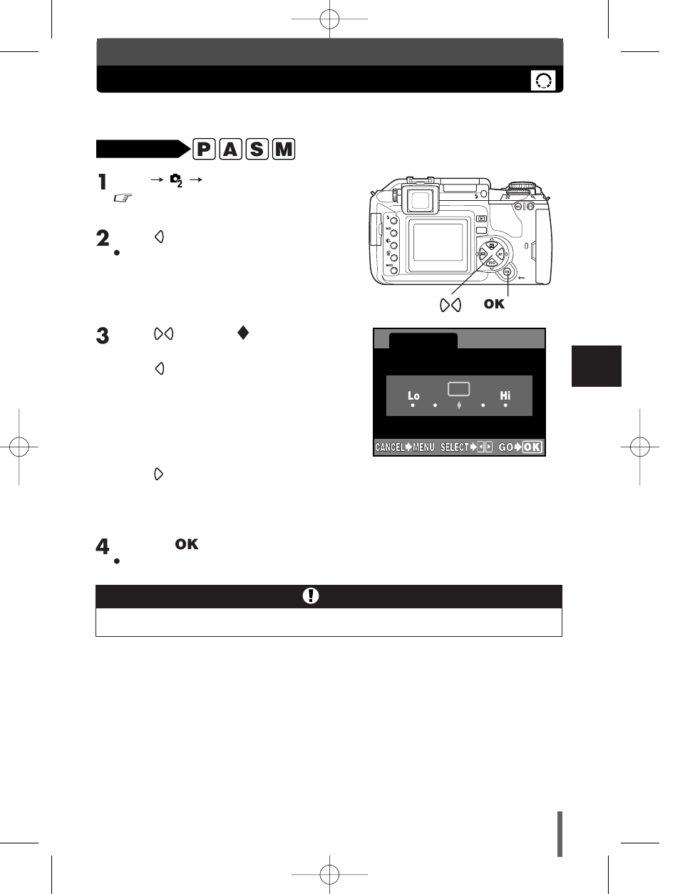 P a s m, Sharpness | Olympus E-300 User Manual | Page 101 / 211