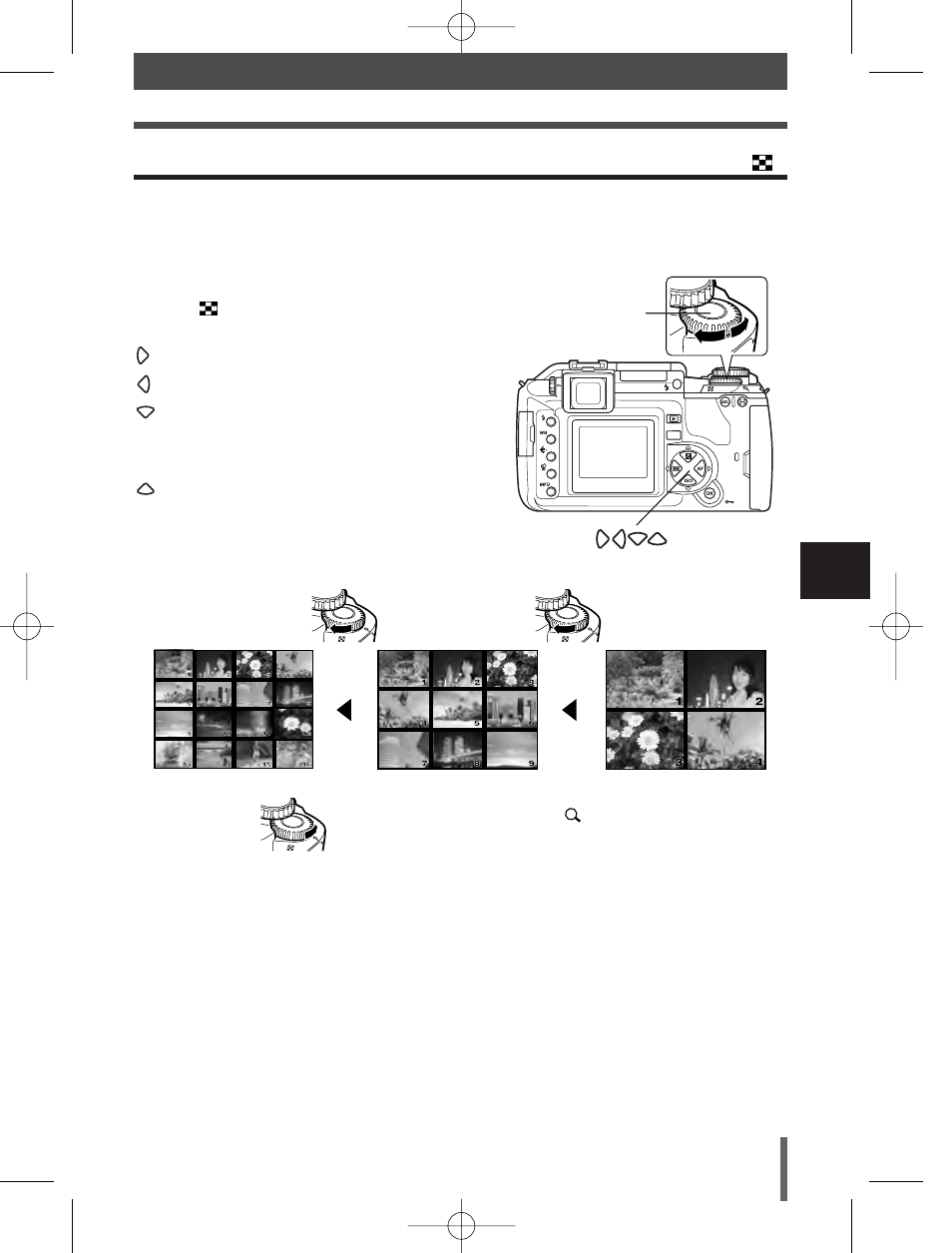 Index display, Pla ybac k, Viewing still images | Control dial | Olympus E-300 User Manual | Page 111 / 211