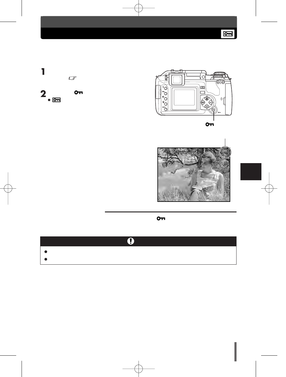 Protecting images—preventing accidental erasure | Olympus E-300 User Manual | Page 119 / 211