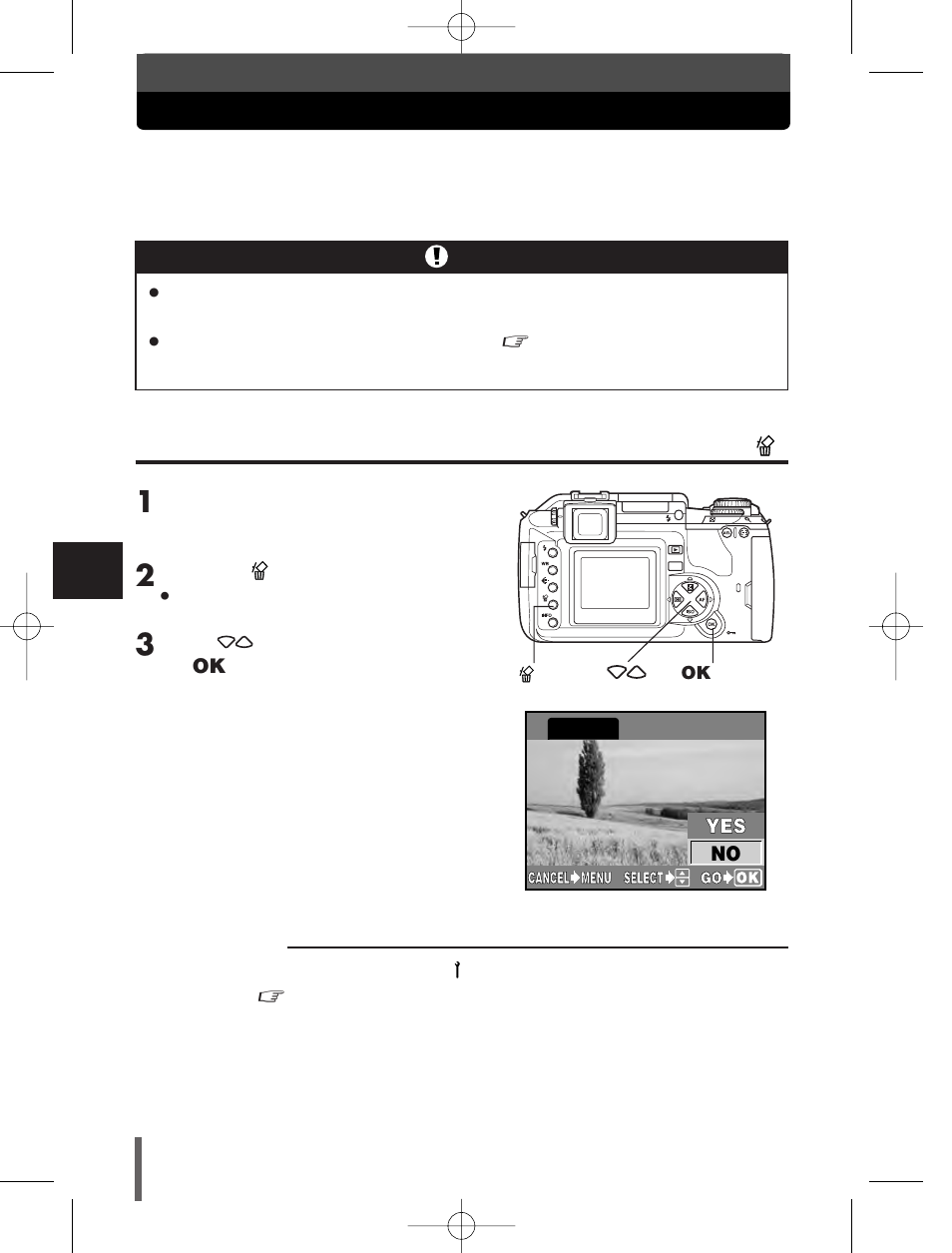 Erasing images | Olympus E-300 User Manual | Page 120 / 211