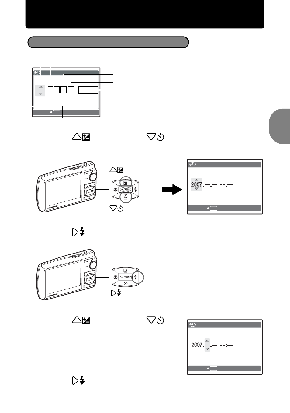 Set date and time, Quick start guide | Olympus µ 820 User Manual | Page 7 / 80
