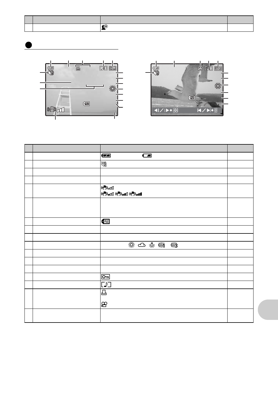 Monitor - playback mode, Ap pend ix | Olympus µ 820 User Manual | Page 77 / 80