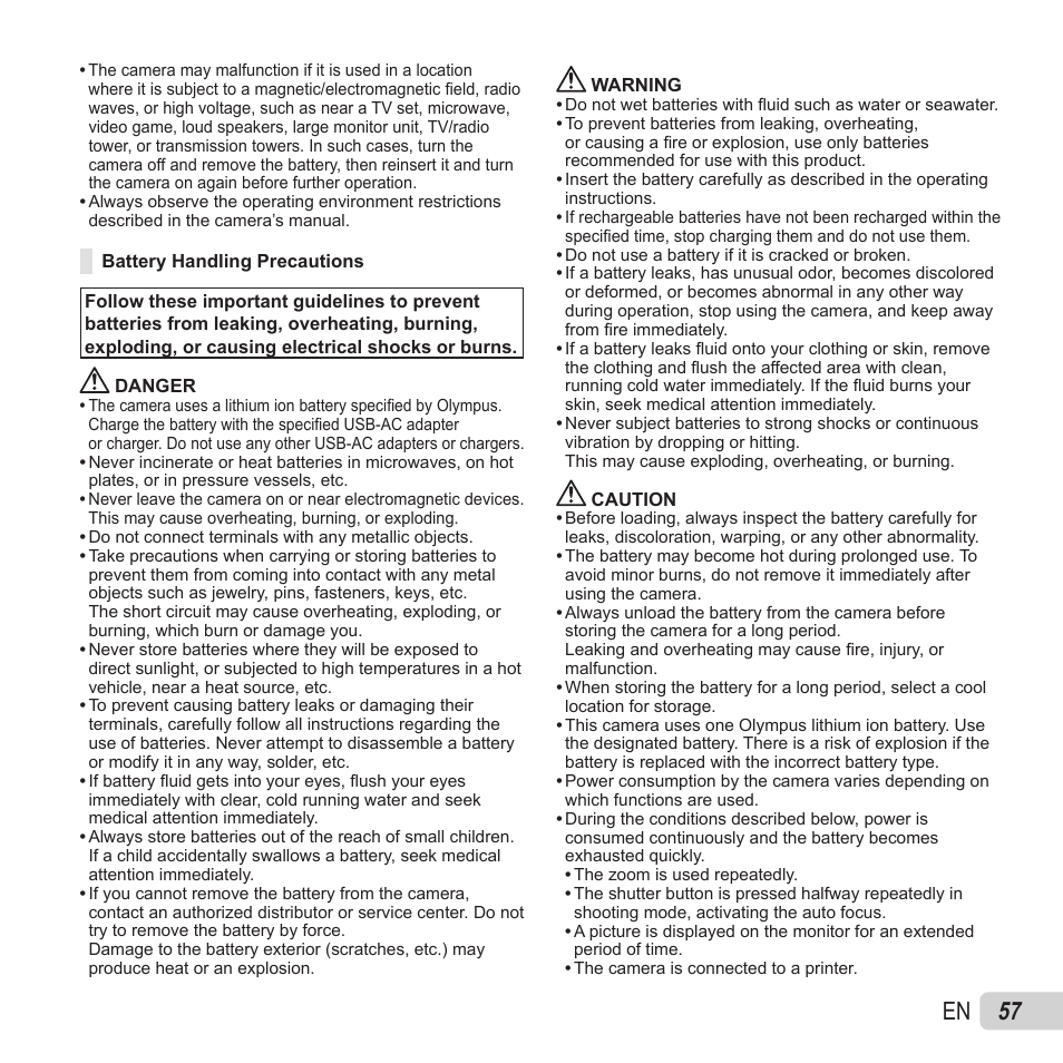 57 en | Olympus VG-180 User Manual | Page 57 / 65