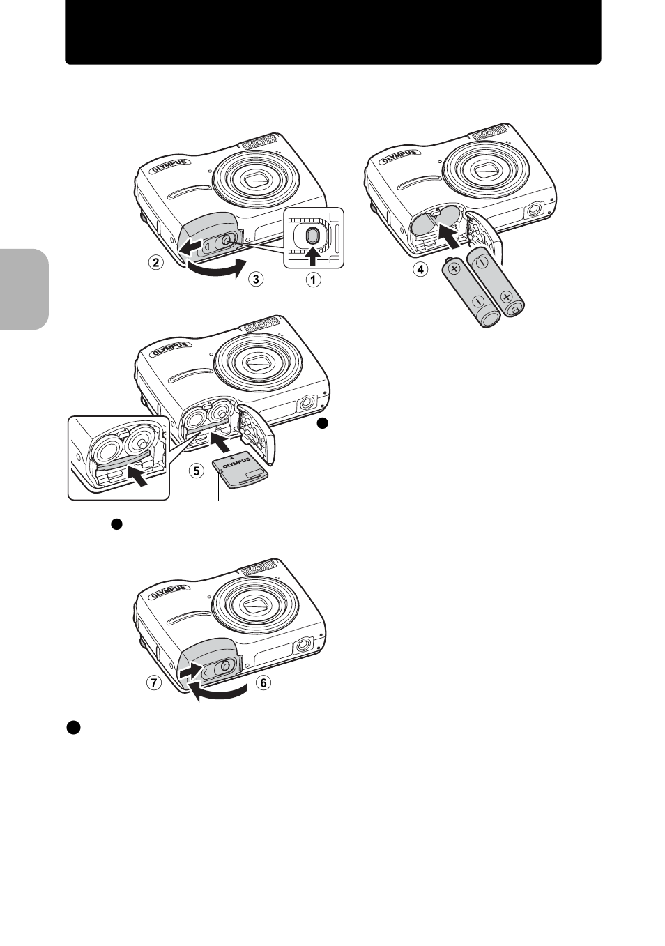 Prepare the camera | Olympus FE-270 User Manual | Page 4 / 61
