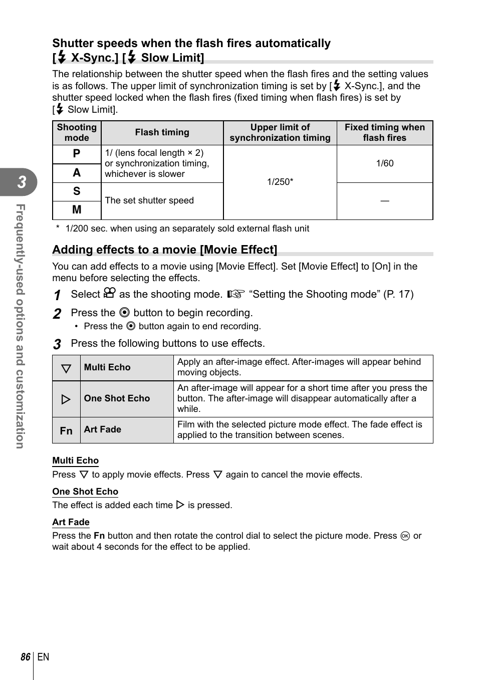 Olympus E-PM2 User Manual | Page 86 / 133