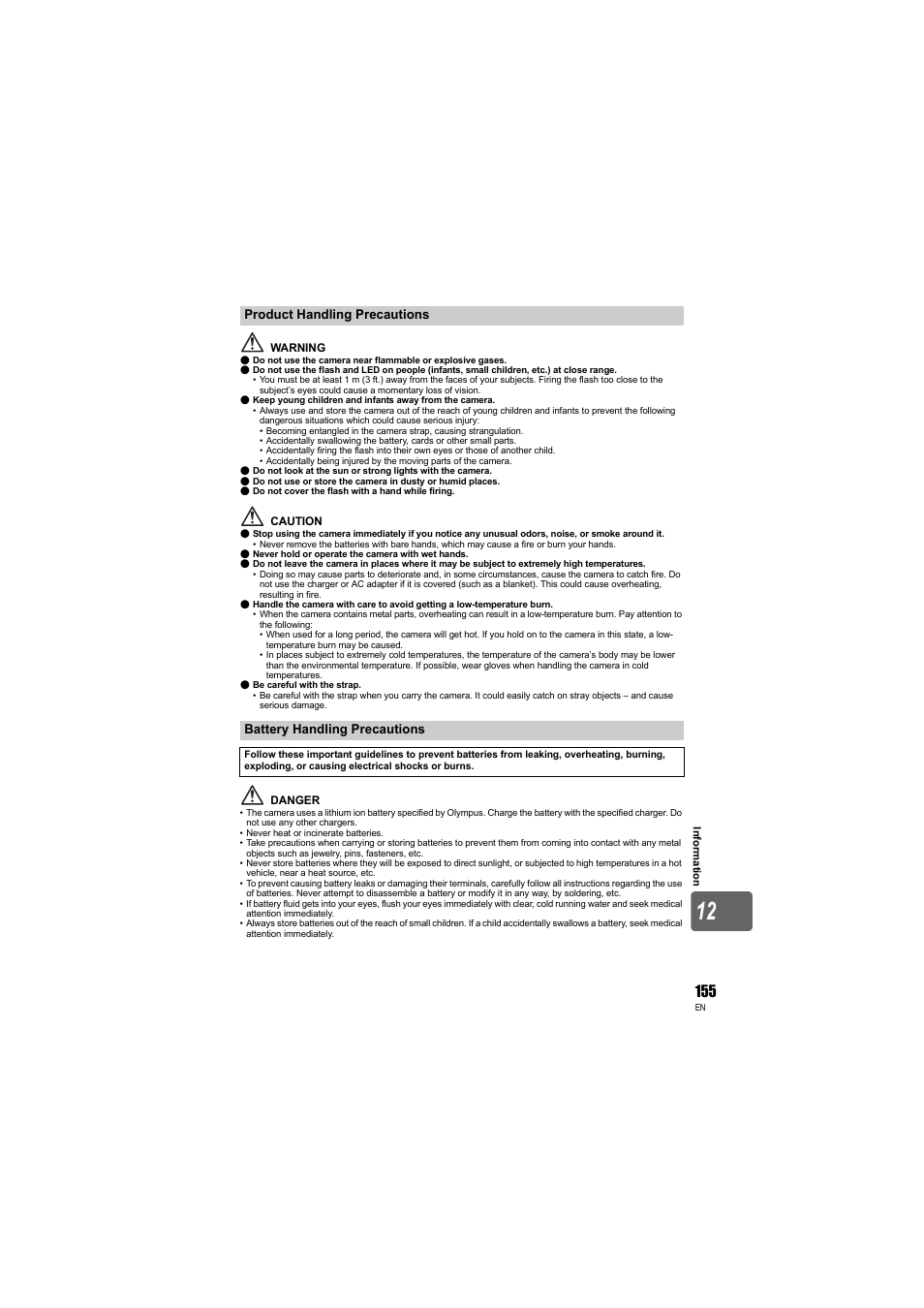 Olympus E-3 User Manual | Page 155 / 163