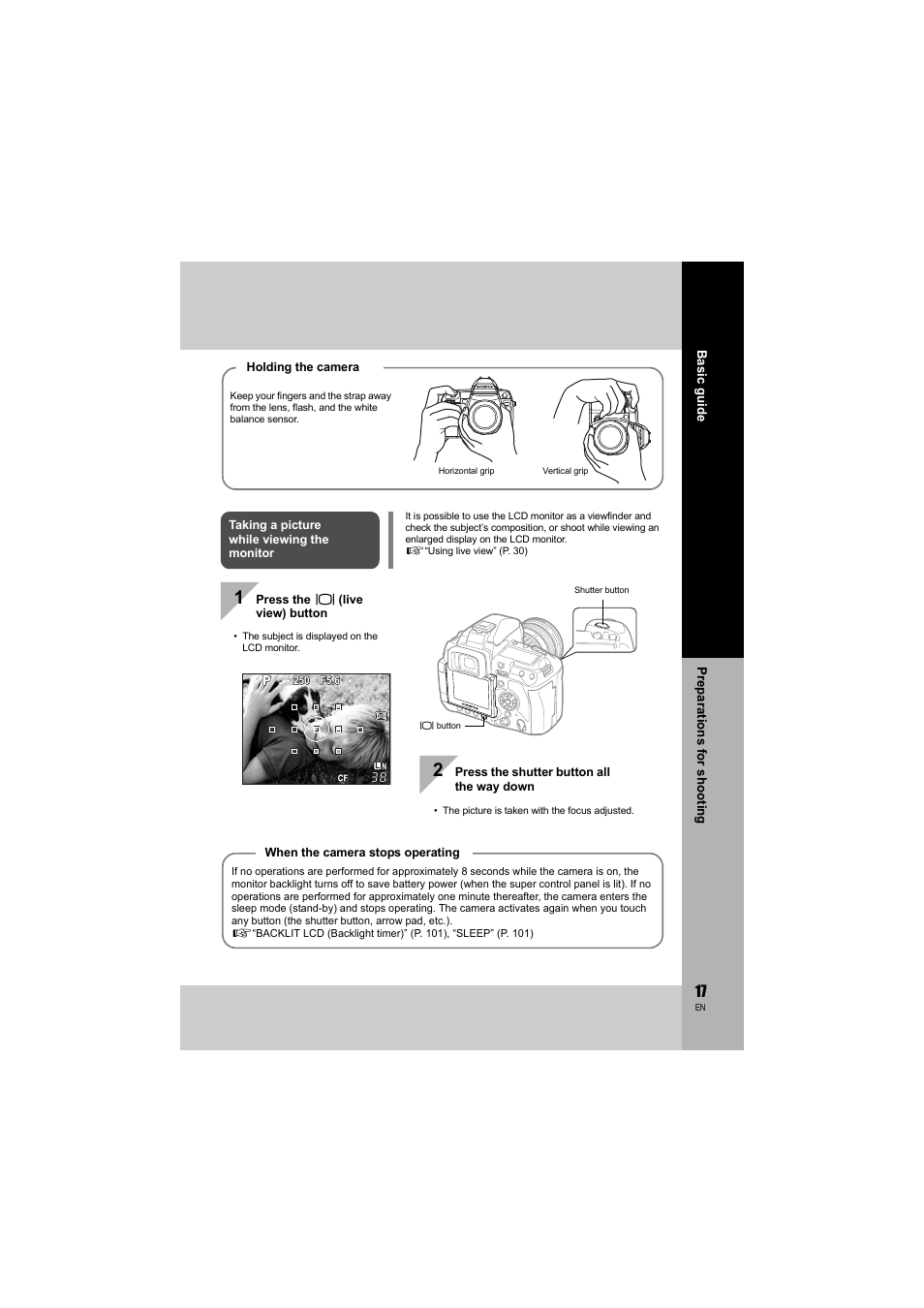 Olympus E-3 User Manual | Page 17 / 163