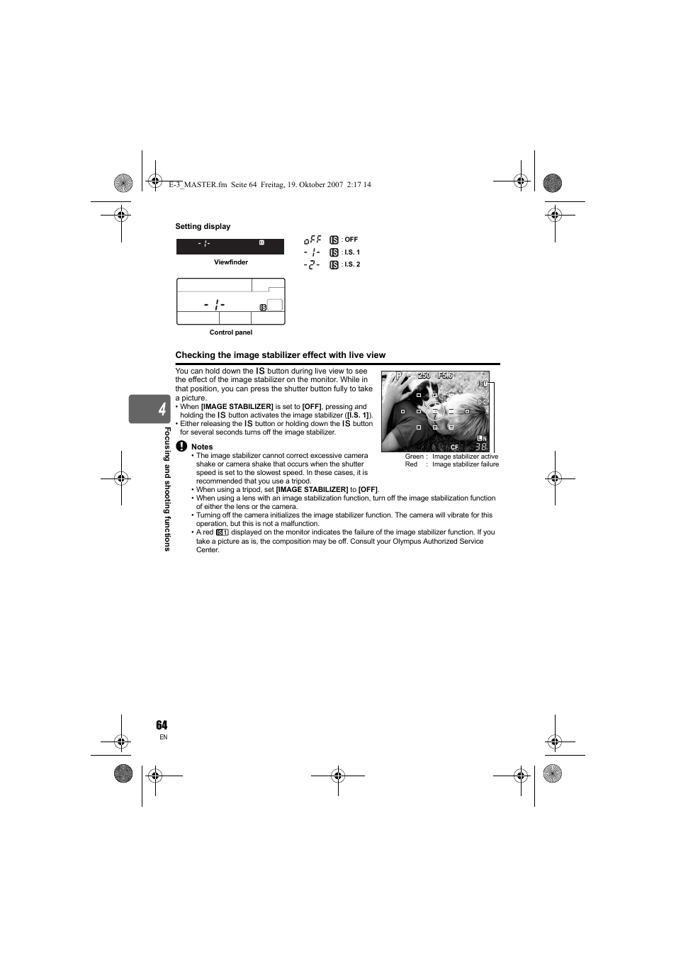 Olympus E-3 User Manual | Page 64 / 163