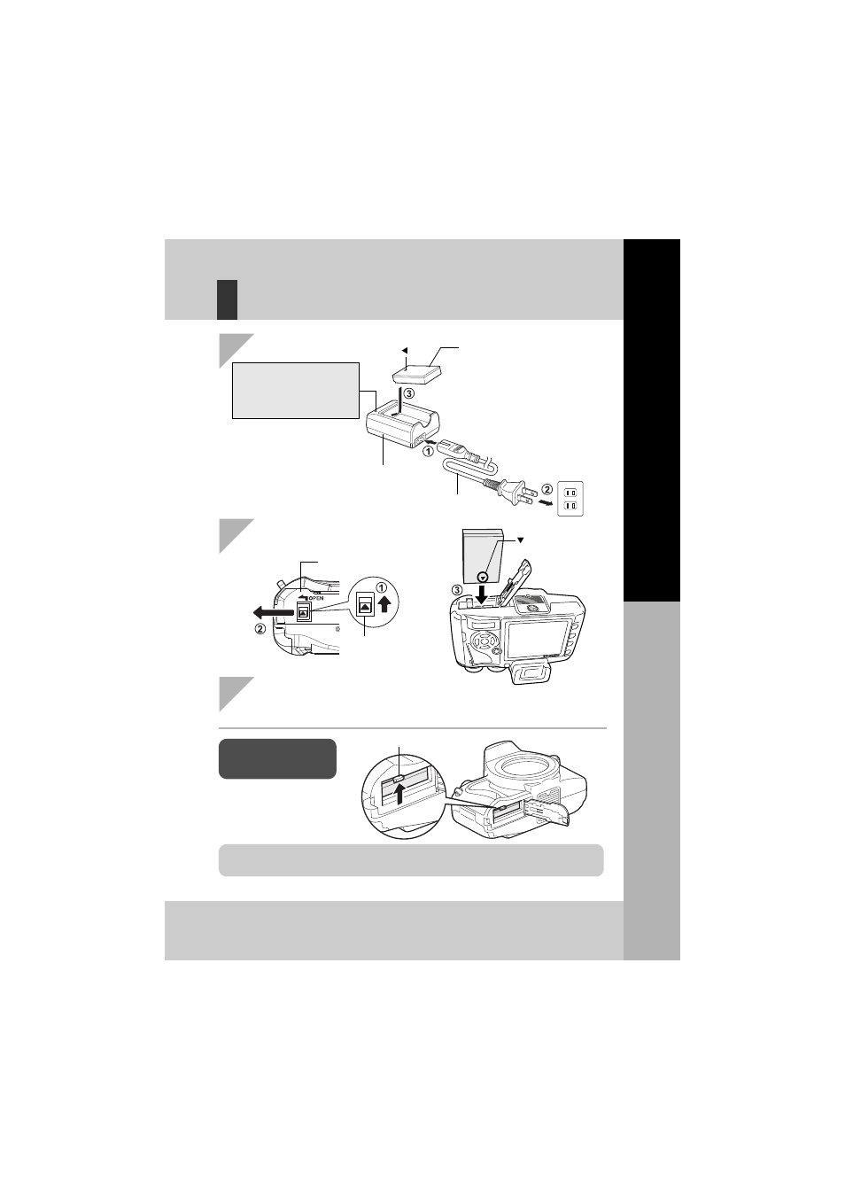 Preparing the battery | Olympus E-420 User Manual | Page 11 / 147