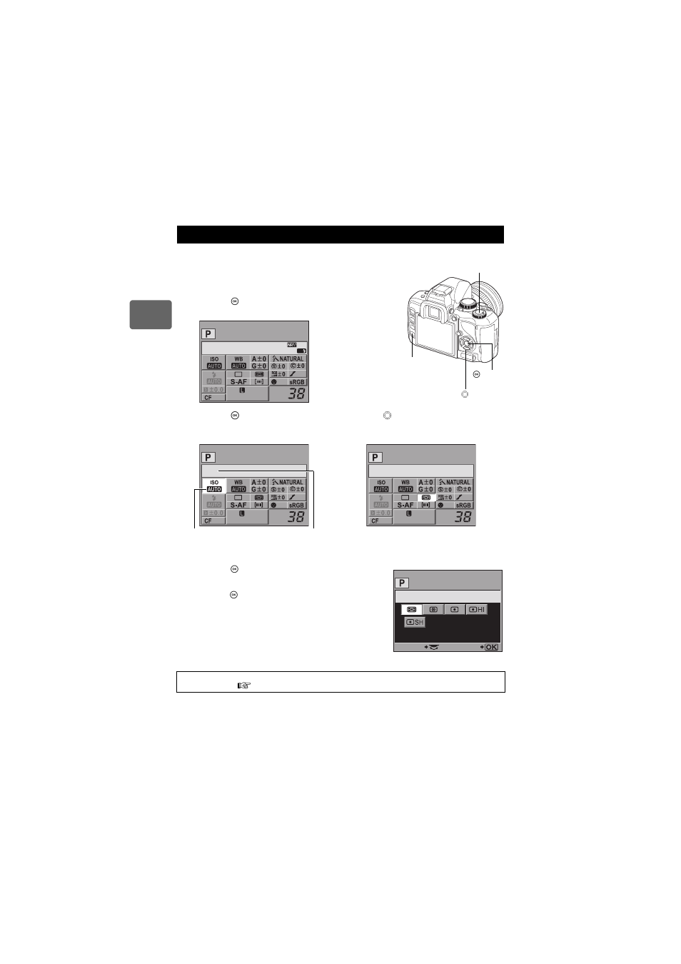 Using the super control panel | Olympus E-420 User Manual | Page 28 / 147