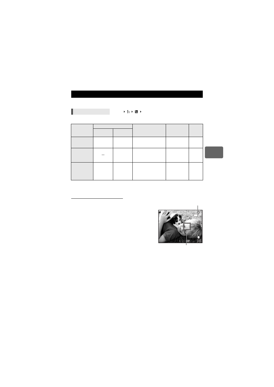 Taking a picture using live view | Olympus E-420 User Manual | Page 39 / 147
