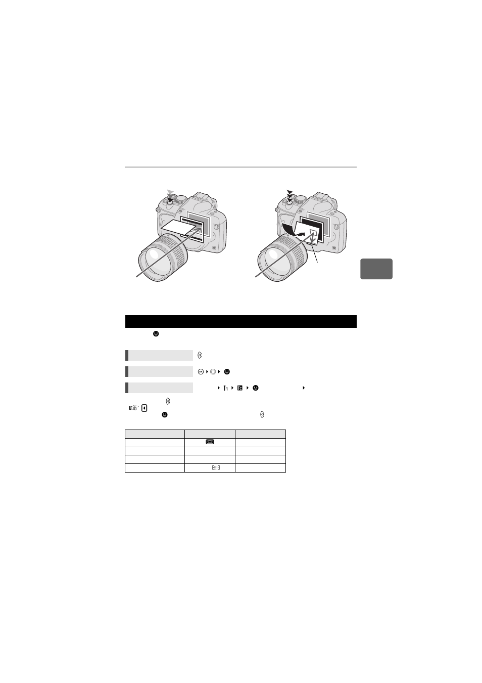 Using the face detection function | Olympus E-420 User Manual | Page 41 / 147