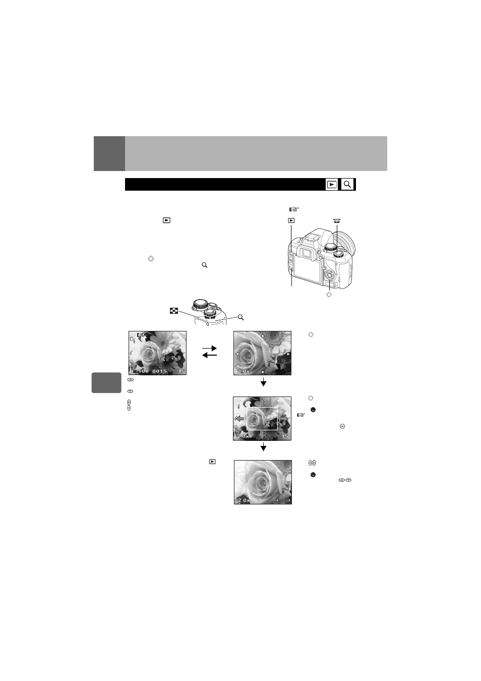 Playback functions, Single-frame / close-up playback | Olympus E-420 User Manual | Page 78 / 147