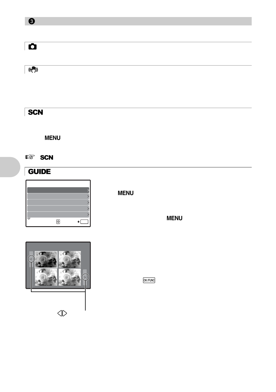 Switching between shooting and playback modes, Shooting still pictures, Follow the shooting guide to take better pictures | But to n o perat io ns, Mode dial | Olympus 1200 User Manual | Page 12 / 80
